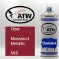 Preview: Opel, Massairot Metallic, 599: 400ml Sprühdose, von ATW Autoteile West.